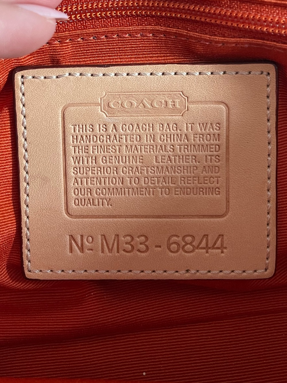 Coach Vintage y2k Signature Mini Field Bag- 6844 - Picture 9 of 10
